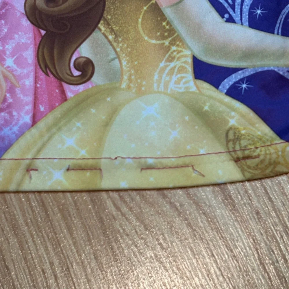Disney Princess Nightgown Toddler 4T Pink Rapunzel Aurora Belle - Picture 4 of 6